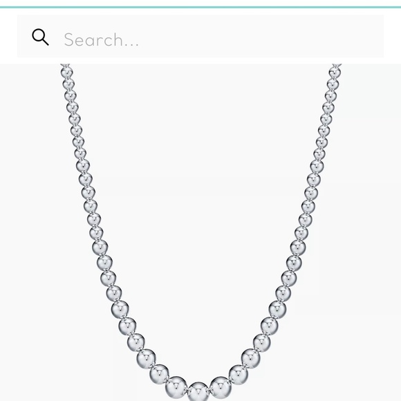 Tiffany’s graduated sterling silver ball necklace - Picture 3 of 3